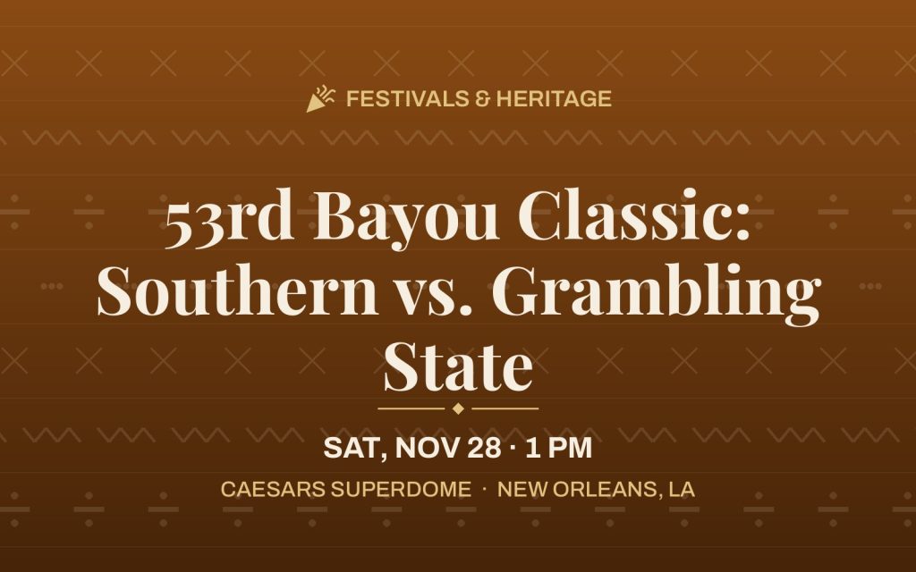 53rd Bayou Classic: Southern vs. Grambling State