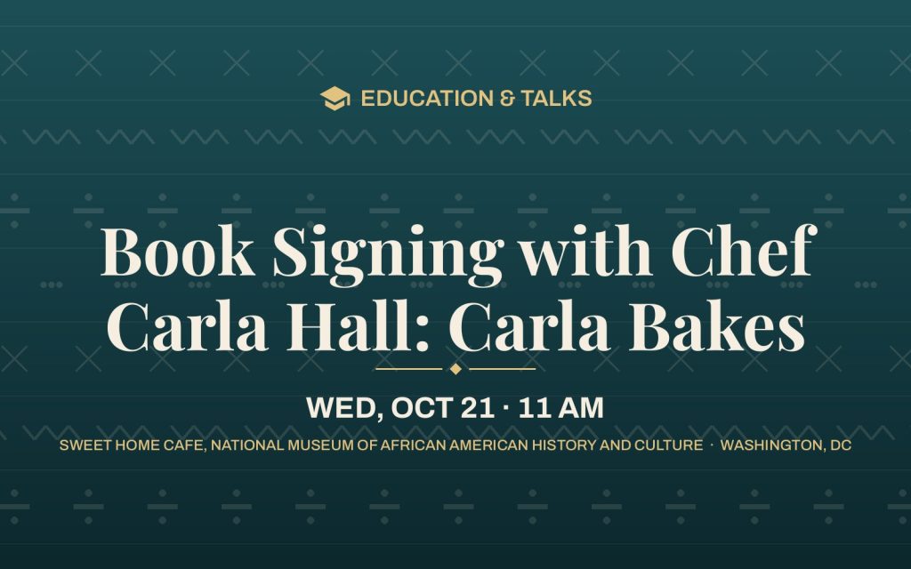 Book Signing with Chef Carla Hall: Carla Bakes