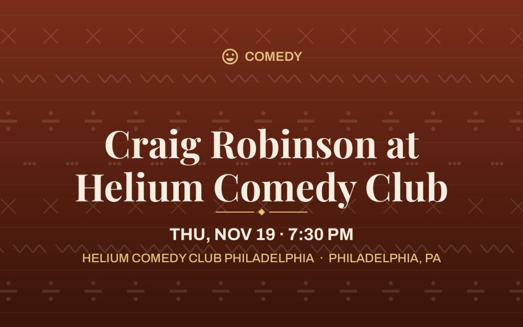 Craig Robinson at Helium Comedy Club