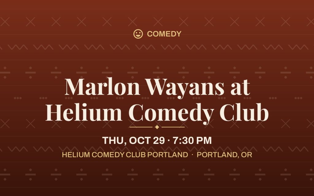 Marlon Wayans at Helium Comedy Club