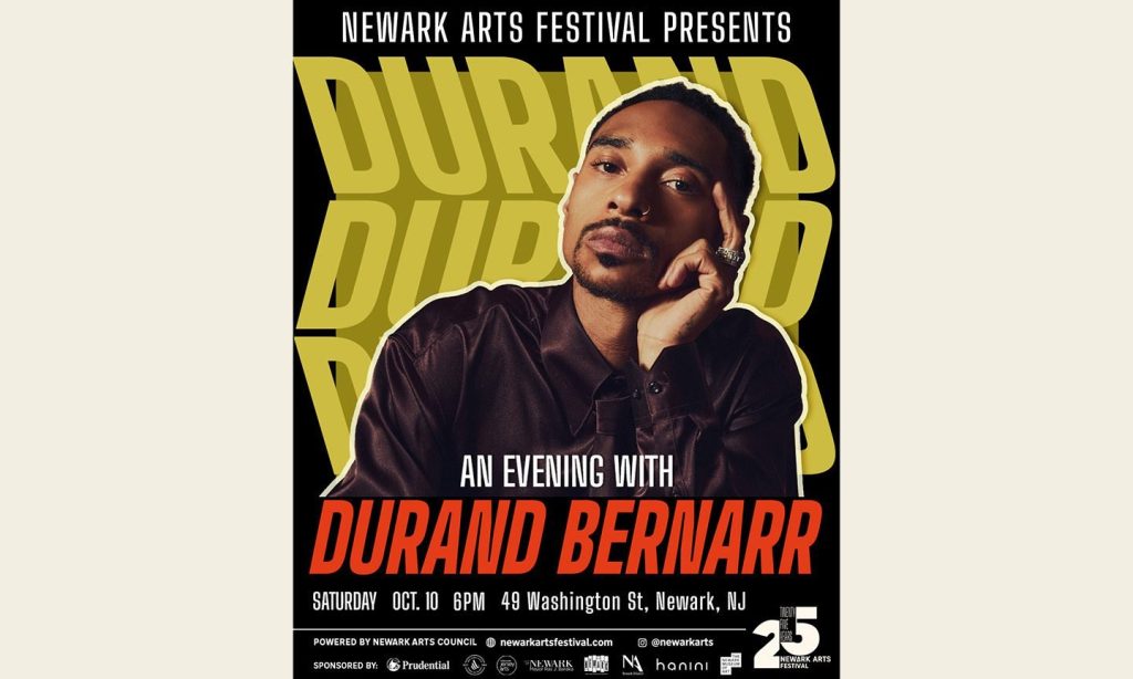 Newark Arts Festival Presents An Evening with Durand Bernarr