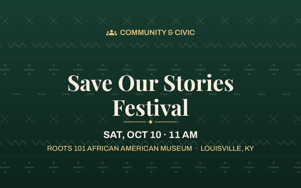 Save Our Stories Festival
