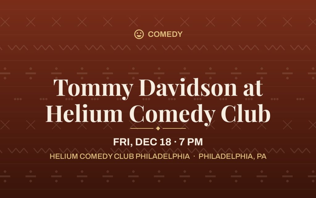 Tommy Davidson at Helium Comedy Club