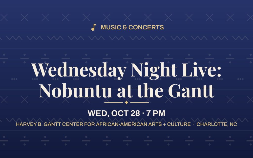 Wednesday Night Live: Nobuntu at the Gantt