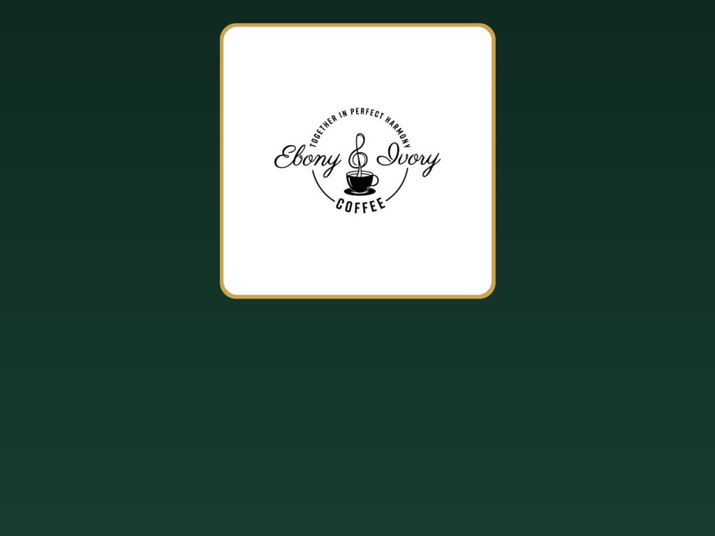 Ebony and Ivory Coffee logo