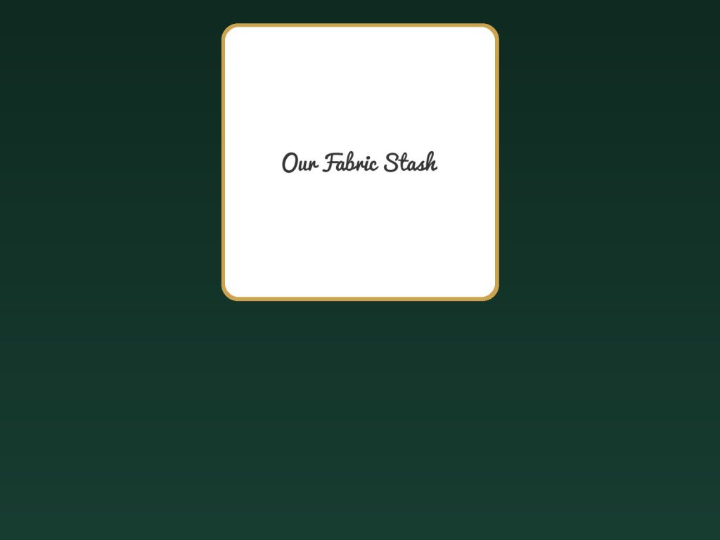 Our Fabric Stash logo