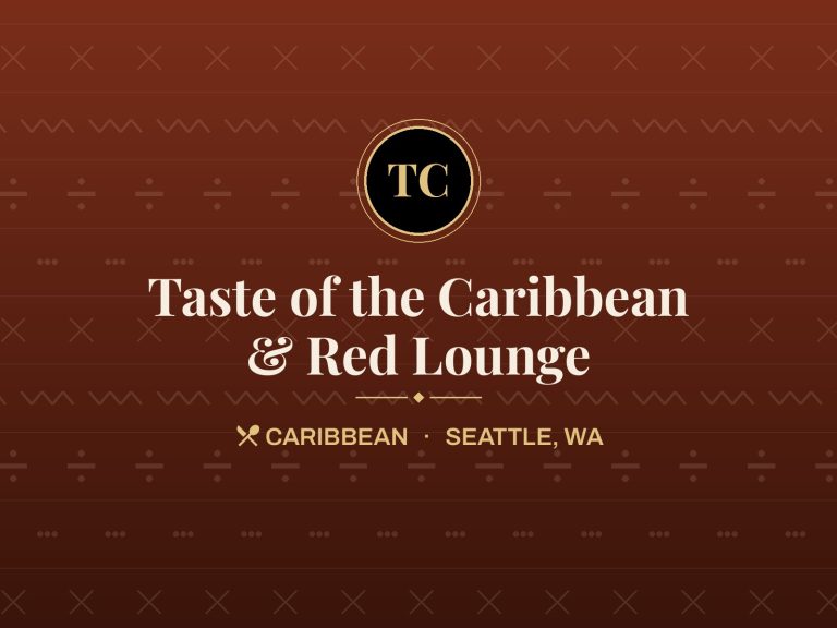 Taste of the Caribbean & Red Lounge, Seattle, WA
