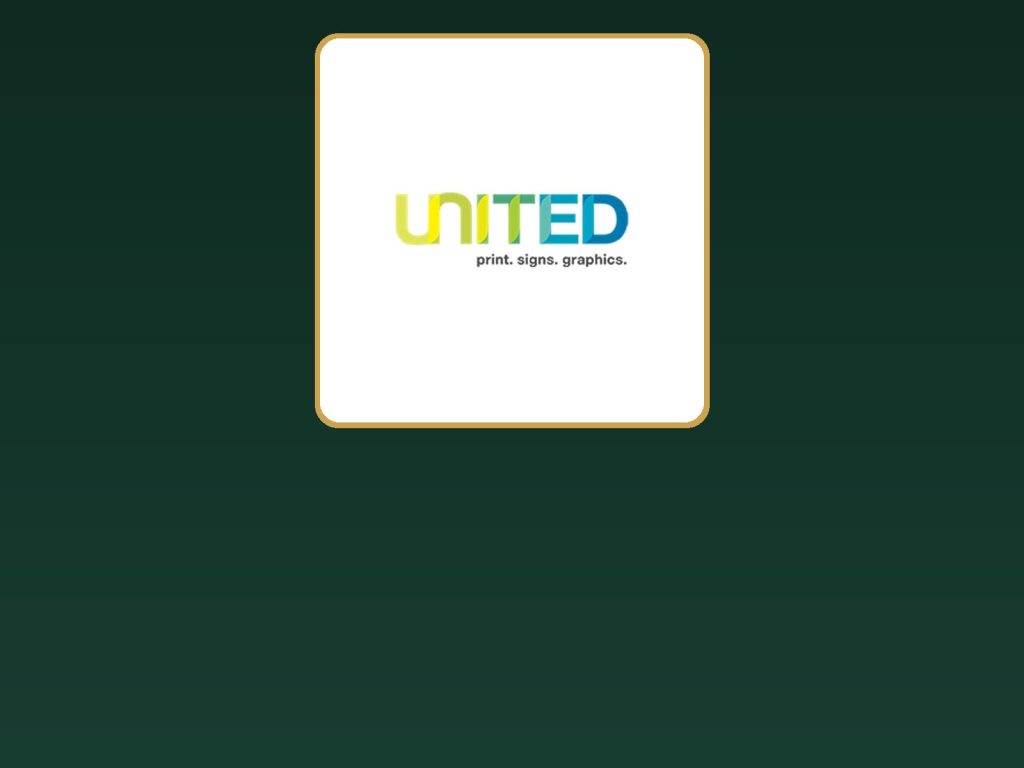 United Print. Signs. Graphics. logo