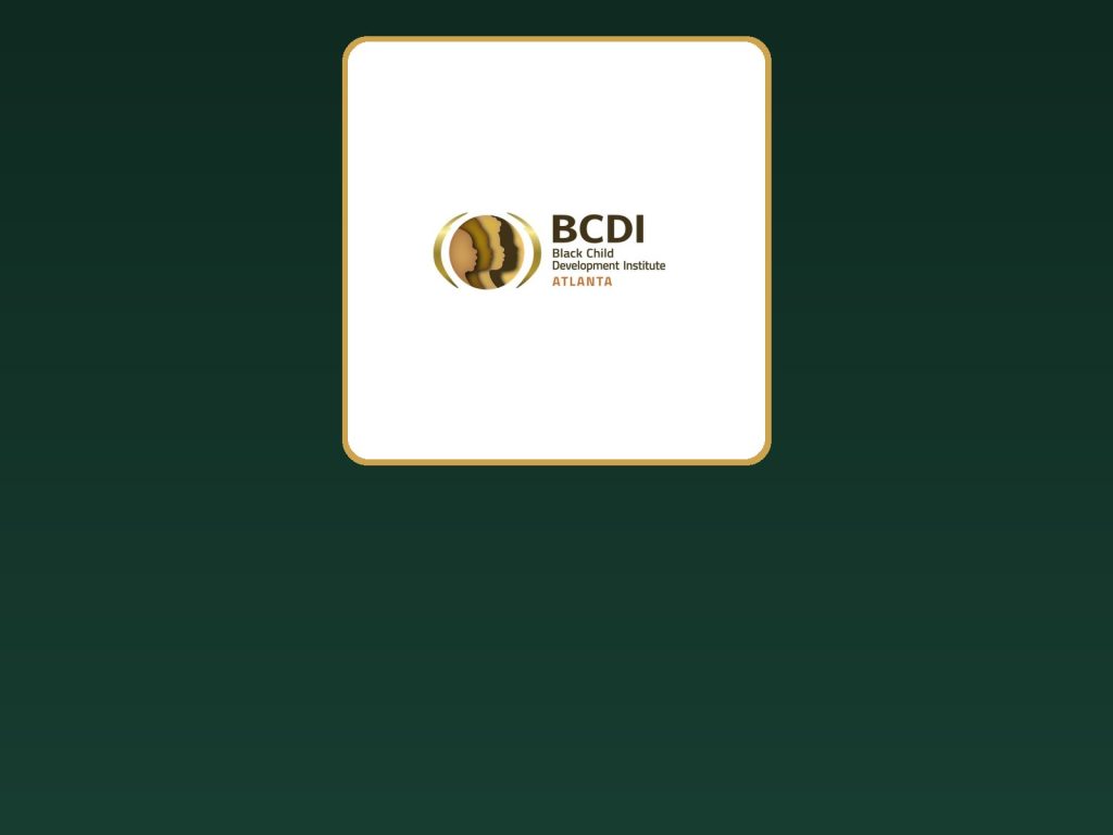 Black Child Development Institute, Atlanta logo