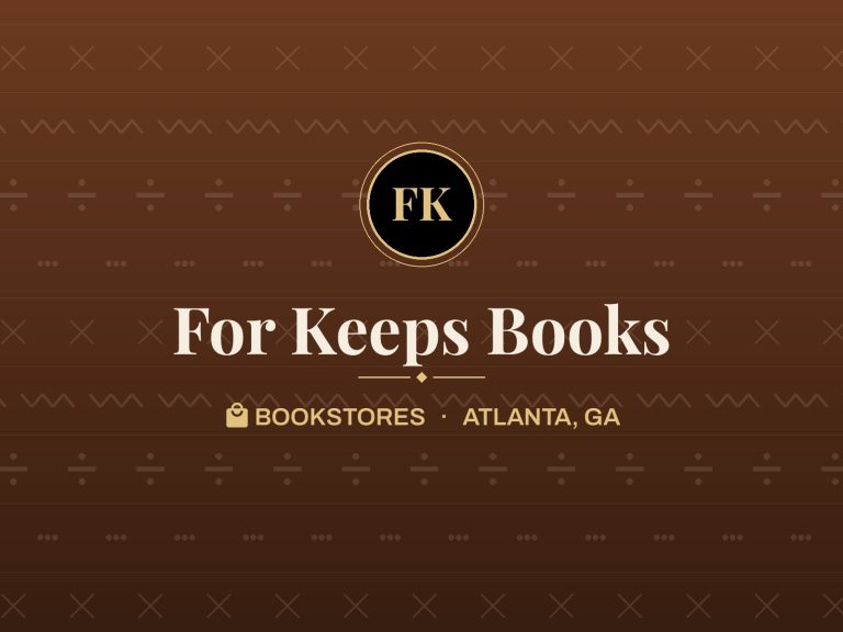 For Keeps Books, Atlanta, GA