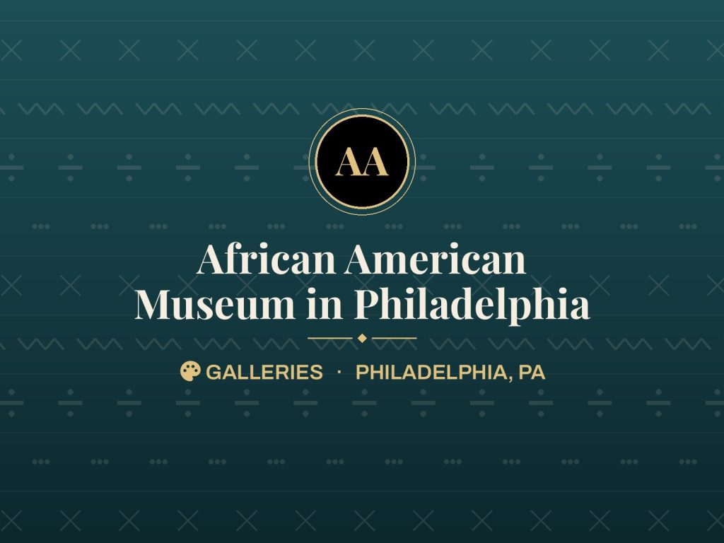 African American Museum in Philadelphia logo
