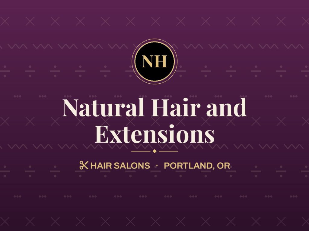 Natural Hair and Extensions logo
