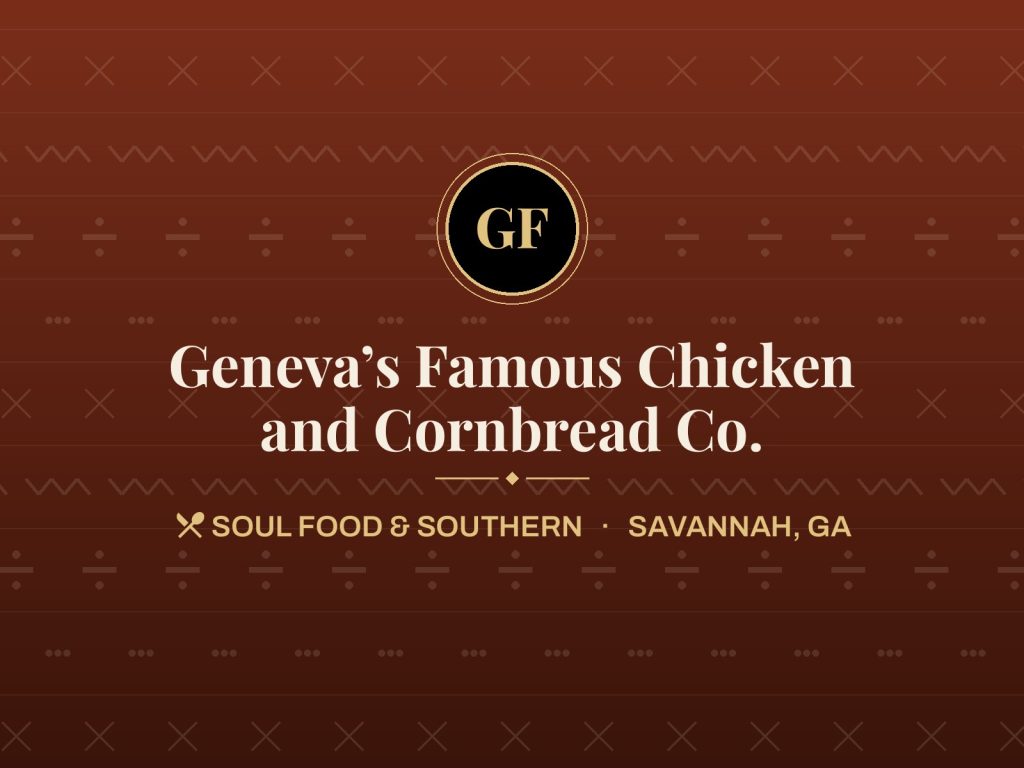 Geneva's Famous Chicken and Cornbread Co. logo
