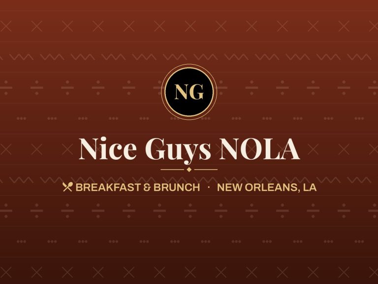 Nice Guys NOLA, New Orleans, LA