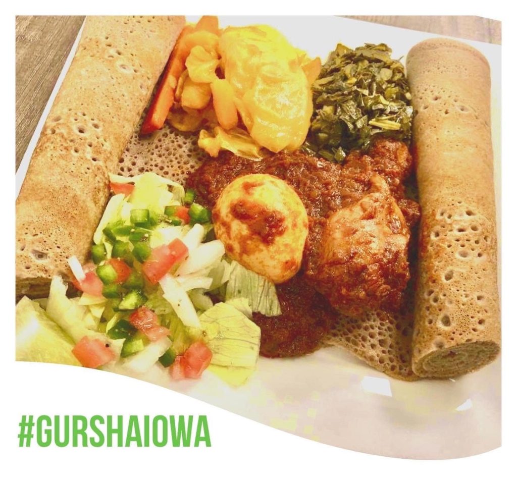 Gursha Ethiopian Grill in Des Moines, IA
