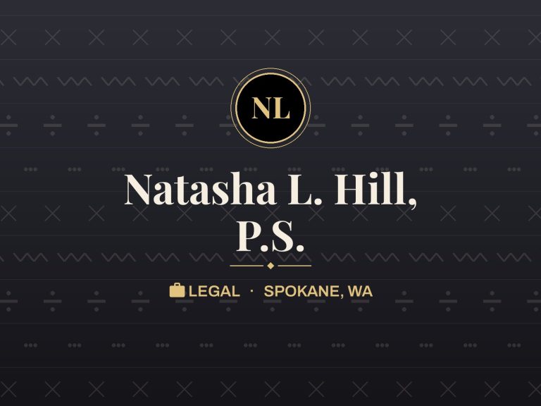 Natasha L. Hill, P.S., Spokane, WA